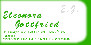 eleonora gottfried business card